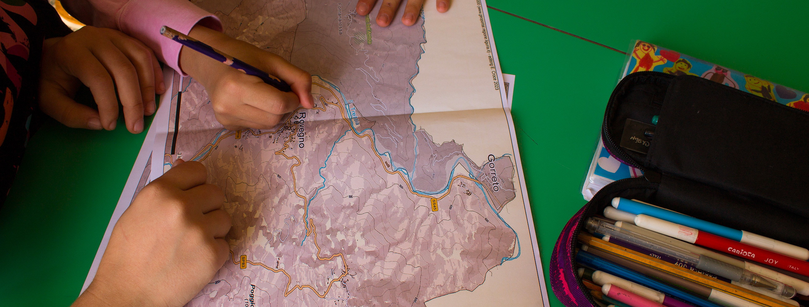 Title: Partecipatory mapping; Year: 2023; Place: Rovegno (Italy); Author & Copyright: Caterina Piu Image