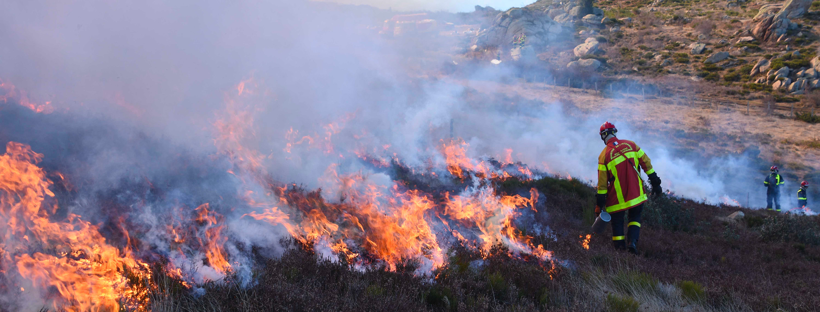 Title: Callune heath Prescribed burning; Year: 2022; Place: Sournia, France; Author & Copyright: Jean-Paul Méta Image
