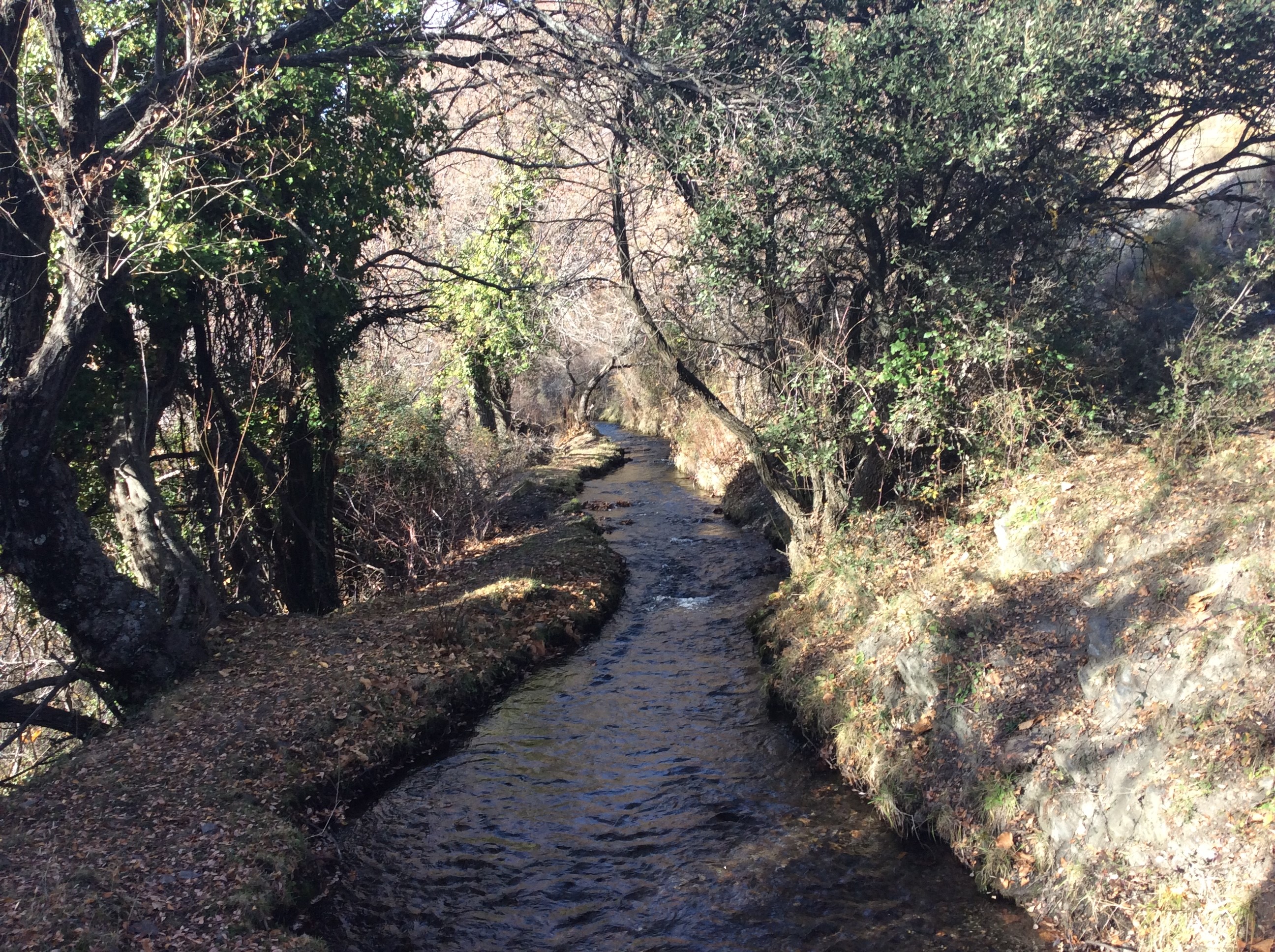 Title: Main ditch of the historical irrigation system of Alcázar; Year: 2021; Place: Jérez del Marquesado, Granada (Spain); Author & Copyright: MEMOLab Image